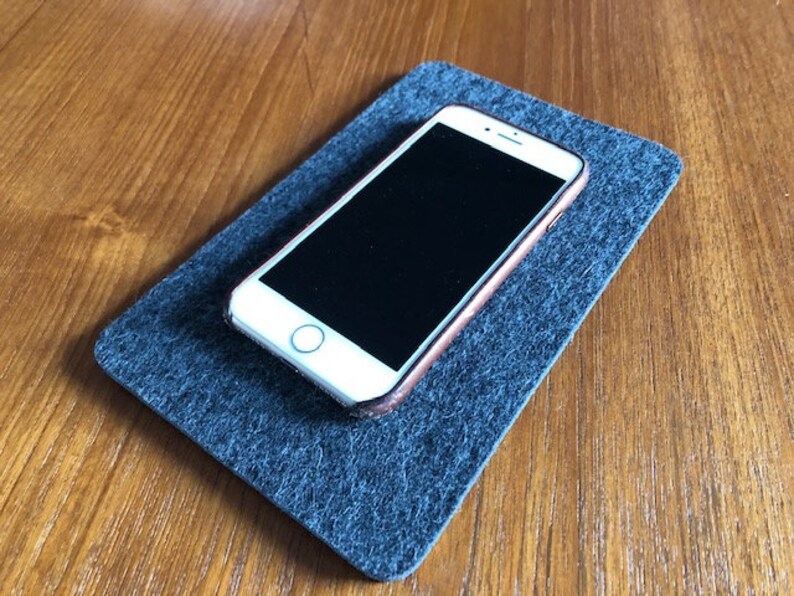 Wool Felt Pad 5x8in Phone Pad iPhone Pad Smartphone Mat Etsy