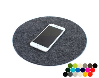 Felt Trivet, Thick Merino Wool, USA-made, Premium Quality, Vibrant + Saturated Colors, 10-inch Round Felt Pad | Felt Mat