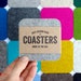 see more listings in the Felt Coasters section