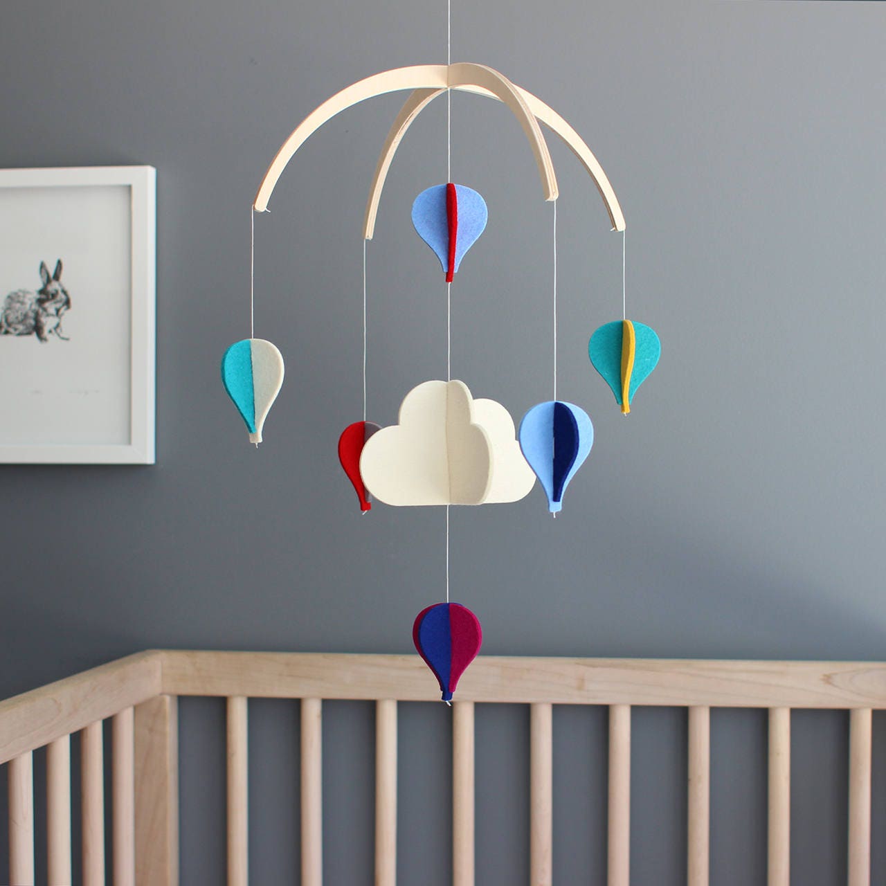 Baby Crib Mobile Minimal Mobile for Baby Baby Shower Gift Etsy