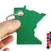 Wool Felt Minnesota Key Fob Minnesota Keychain Minnesota Key | Etsy