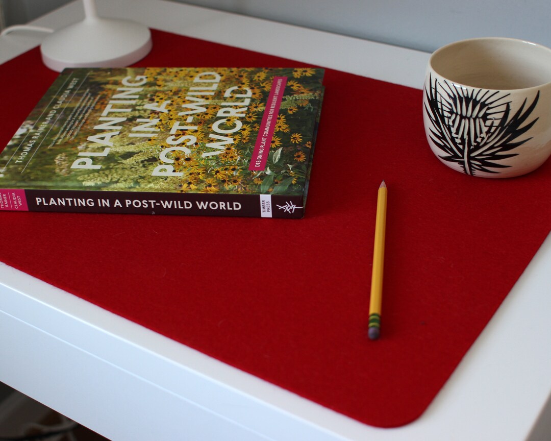 Premium 100 Wool Felt Pad 24 X 15.5 3mm Thick Naturally Soft, Dense