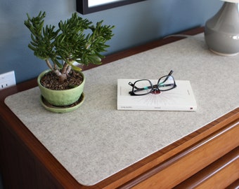 Felt Desk Mat, 100% Wool, Premium Quality, Multiple Colors, 34 x 15.5 inches | Felt Desk Pad