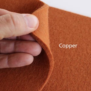 Llavero de fieltro para muñeca, llavero de muñeca, cordón para muñeca, correa para llavero, llavero de muñeca para mujer, correa para llavero - LARGA Copper