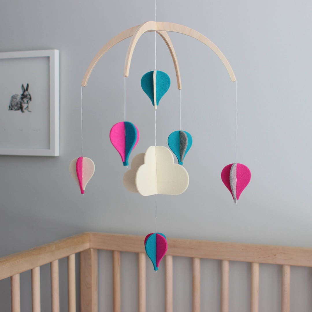 Baby Girl Crib Mobile, Unique Baby Mobile, Girl Mobile for Baby, Girl