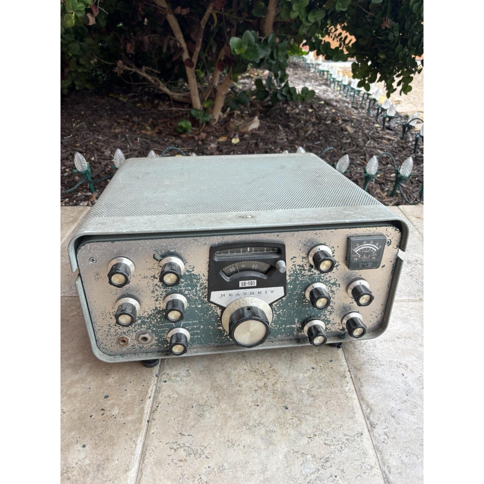 Ancien ÉMETTEUR RADIO AMATEUR HEATHKIT MODEL SB-401 non testé