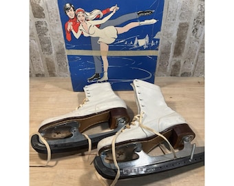 Vtg Johnson's Star Ice SkatesNestor Johnson MFG Co. ChicagoStyle 153 Boys