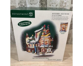 Dept 56 North PoleBjorn Turoc Rocking Horse Maker - #56.56775Working