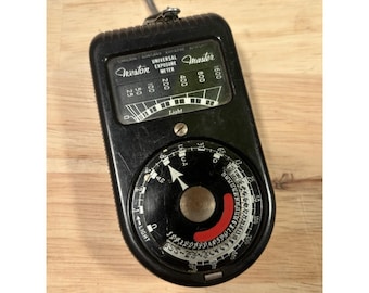 Medidor de exposición vintage Weston Master IModel 715, medidor de luz analógico coleccionable