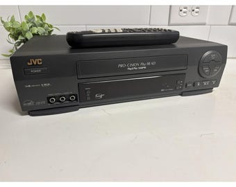 JVC HR-VP58U Pro-CISION Plug & Play Vhs Vcr Player Recorderw/ RemoteWorks