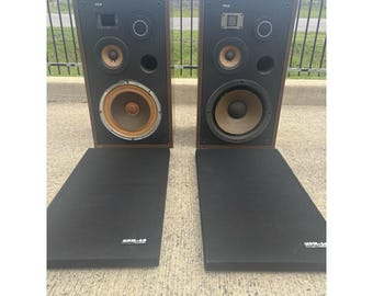 Coppia di altoparlanti vintage Pioneer HPM 60HPM-60 a 4 vie, funzionanti. Si prega di leggere.