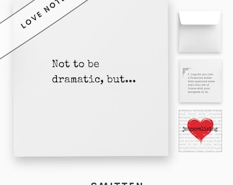 Relationship Humor - Funny Love Card for New Relationships or Long Time Loves