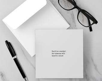 Divorce Support Card: Empowering Greeting For Women