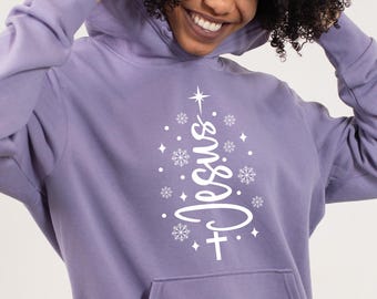 Christmas tree Jesus design in  svg, png, Sublimation products, print products, instant digital downloads
