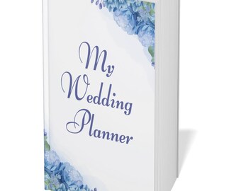 Wedding Planner stampabile - Fiori blu e viola