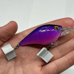combat lures fishing Alan's Custom Lures Combat Glider, 4.5", 2.0 oz, Yellow Over White