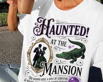 Disney Haunted At The Mansion Ballroom Ghosts Halloween Shirt, Madame Leota Halloween Tee, WDW Halloween Family Shirt, Mickey's Not So Scary
