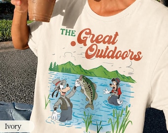 Retro The Great Outdoors Disney Goofy & Max Goof Shirt. Rad Dad Rad Son Comfort Colors Shirt, Perfect Cast Disney Shirt, Fathers Day Gift