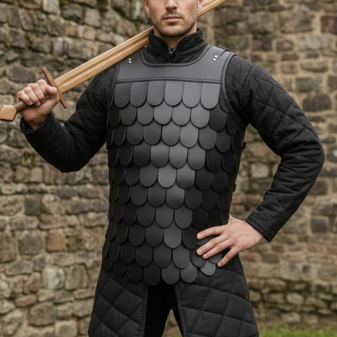 Cosplay Leather Scale Armor Set | Medieval LARP & Ren Faire Warrior ...