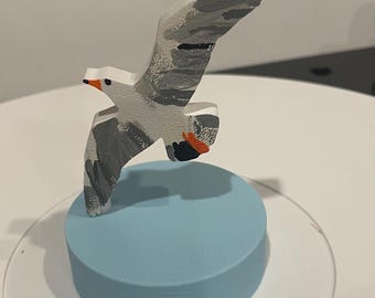 Seagull Turntable Spinner.  Spinning Seagull for Vinyl Players!