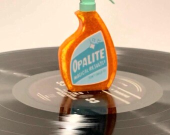 Opalite Turntable Spinner!  Spinning bottle for Vinyl Players!