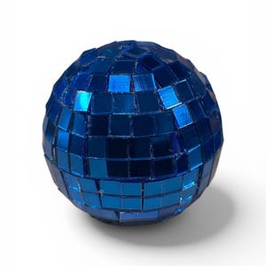 Mirrorball Turntable Spinner. Spinning Disco Ball for Vinyl Players! Royal Blue