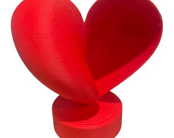 Heart Turntable Spinner.  Spinning Heart for Record Players or Decoration!