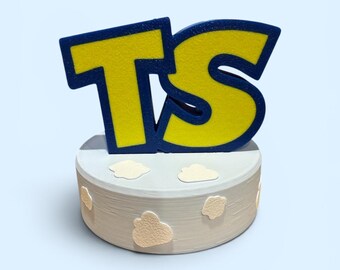 TS Turntable Spinner!  Spinning TS on cloud blue for Vinyl Players!