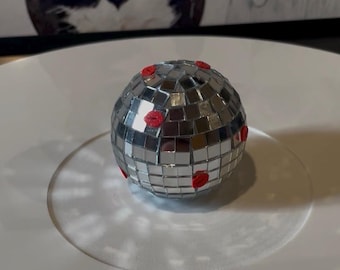 Kissco Disco ball Turntable Spinner.  Spinning Disco Ball for Vinyl Players!