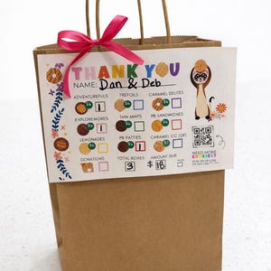Girl Scout Cookie Order Form Printable | BOTH BAKERS included | Instant Download PDF image 2
