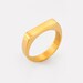 Gold Stack Bracelet and Ring Set for Men's - Etsy