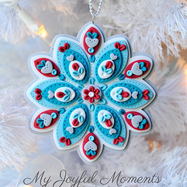 Handcrafted Polymer Clay Ornament