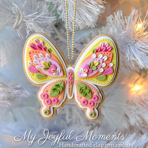 Handcrafted Polymer Clay Ornament