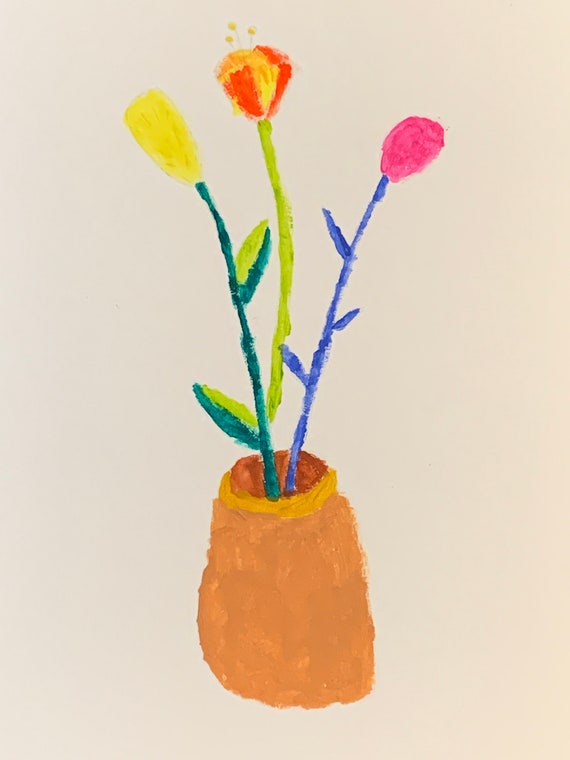 Children Drawing Flowers Vase Stock Illustrations – 411 Children Drawing  Flowers Vase Stock Illustrations, Vectors & Clipart - Dreamstime
