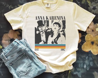 Camiseta de la película Anna Karenina de 1997, camiseta retro de película, camiseta unisex con colores cómodos