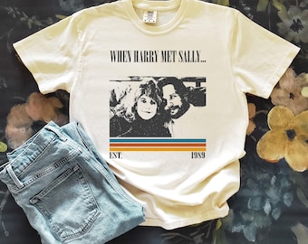 Camiseta de la película "Cuando Harry conoció a Sally...", camiseta retro de cine, camiseta unisex con colores cómodos