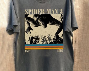 Vintage Spider-Man 3 Movie T-Shirt, Retro Film Shirt, Comfort Colors Unisex T-Shirt