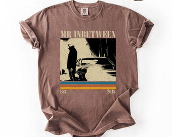 Camiseta de la serie de televisión Mr. Inbetween, colores retro y cómodos