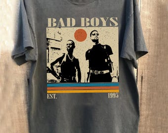 バッドボーイズ 映画Tシャツ - レトログラフィック コンフォートカラー