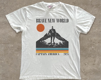 Captain America: Brave New World Movie Shirt, Comfort Colors Unisex T-Shirt