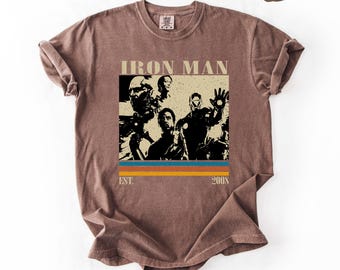 Iron Man Movie T-Shirt, Retro Film Shirt, Comfort Colors Unisex T-Shirt