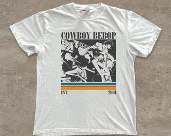 Cowboy Bebop Tv Series T-Shirt, Retro Film Shirt, Comfort Colors Unisex T-Shirt