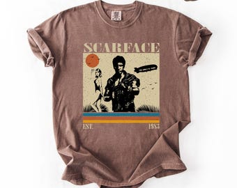 Scarface Movie T-Shirt, Retro Film Shirt, Comfort Colors Unisex T-Shirt