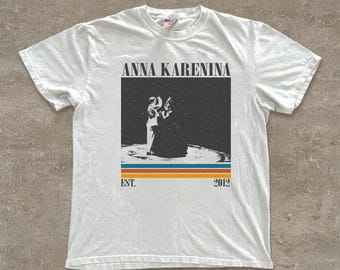 Camiseta de la película Anna Karenina (2012), camiseta retro de película, camiseta unisex con colores cómodos