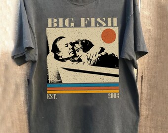 Big Fish Movie T-shirt, Retro Film Shirt, Comfort Colors Unisex T