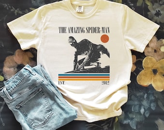 The Amazing Spider-Man Film T-Shirt, Retro Film Shirt, Comfort Farben Unisex T-Shirt