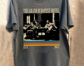 The Grand Budapest Hotel Movie T-Shirt, Retro Film Shirt, Comfort Colors Unisex T-Shirt