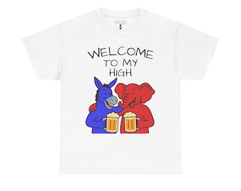 Camiseta política de unidad, Camiseta High Bridge de demócratas y republicanos, Regalo para activistas