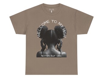 Camiseta con auriculares Afropuff, camiseta gráfica para mujer negra, regalo para amantes de la música