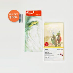 Hobonichi Techo Weeks 2027: Akiko Miyakoshi - Once in Spring, copertina per agenda d'artista, cancelleria giapponese da sogno, astuccio Weeks.